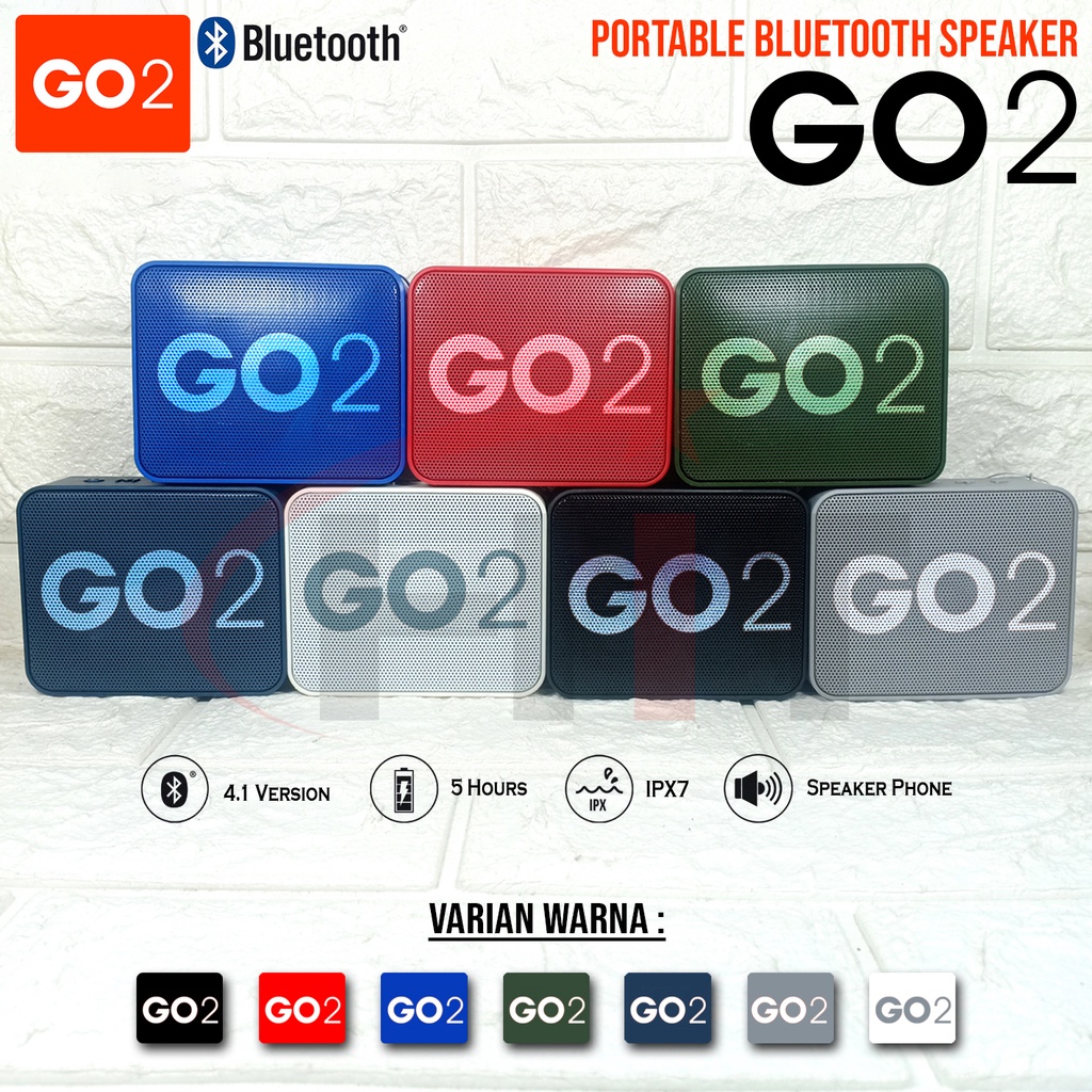 Speaker Portable Bluetooth GO 2 Speaker Mini Wireless TG166