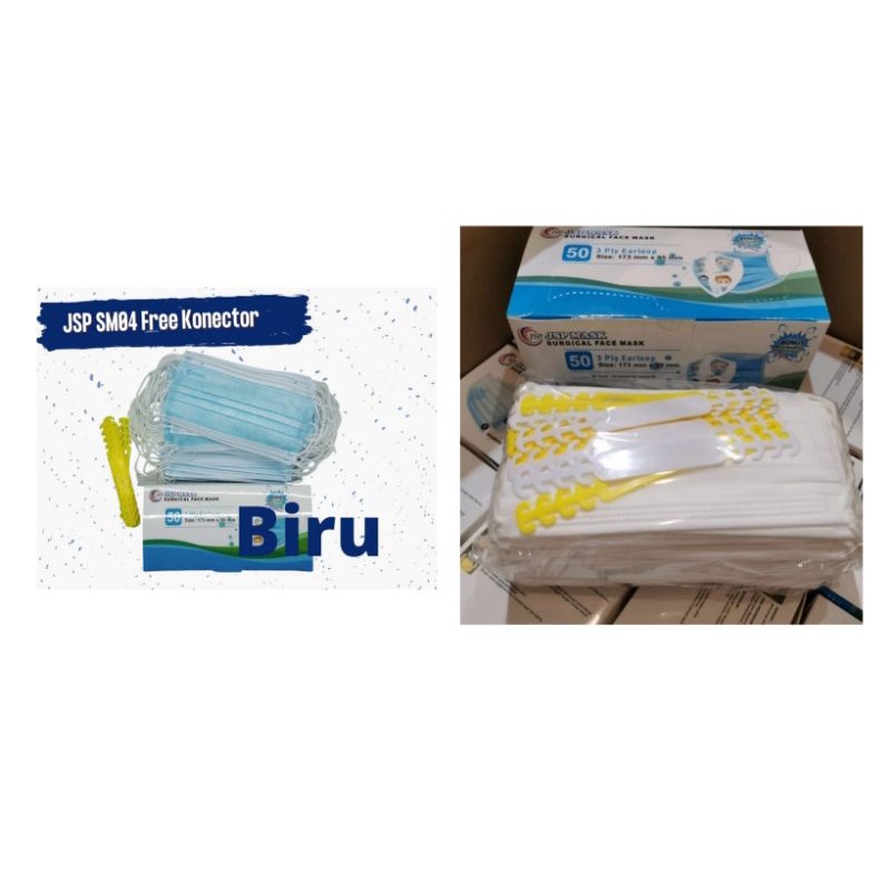 MASKER MEDIS JSP 3 PLY SURGICAL MASK