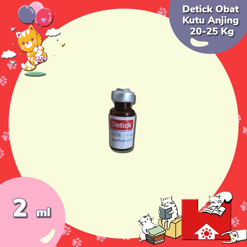 Detick Obat Kutu Anjing 20-25 Kg 2ml