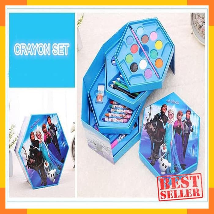 

me239 CRAYON 4 IN 1 KRAYON SET ALAT PERLENGKAPAN MENGGAMBAR ANAK