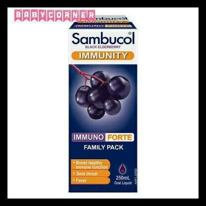 

DISKON TERBATAS !!! SAMBUCOL IMMUNITY IMMUNO FORTE FAMILYPACK 250ML TERLARIS