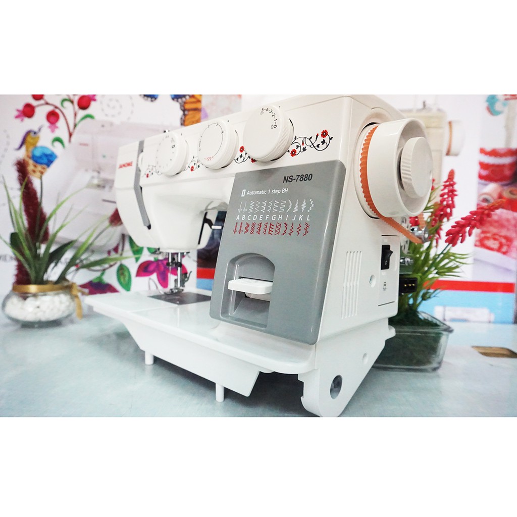 jual mesin jahit merk janome type ns 7880 - semi portable