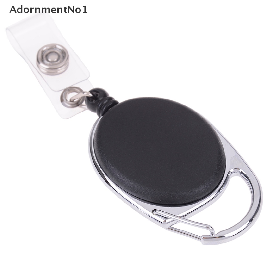 (AdornmentNo1) Klip Holder Kartu ID / Name Tag Retractable