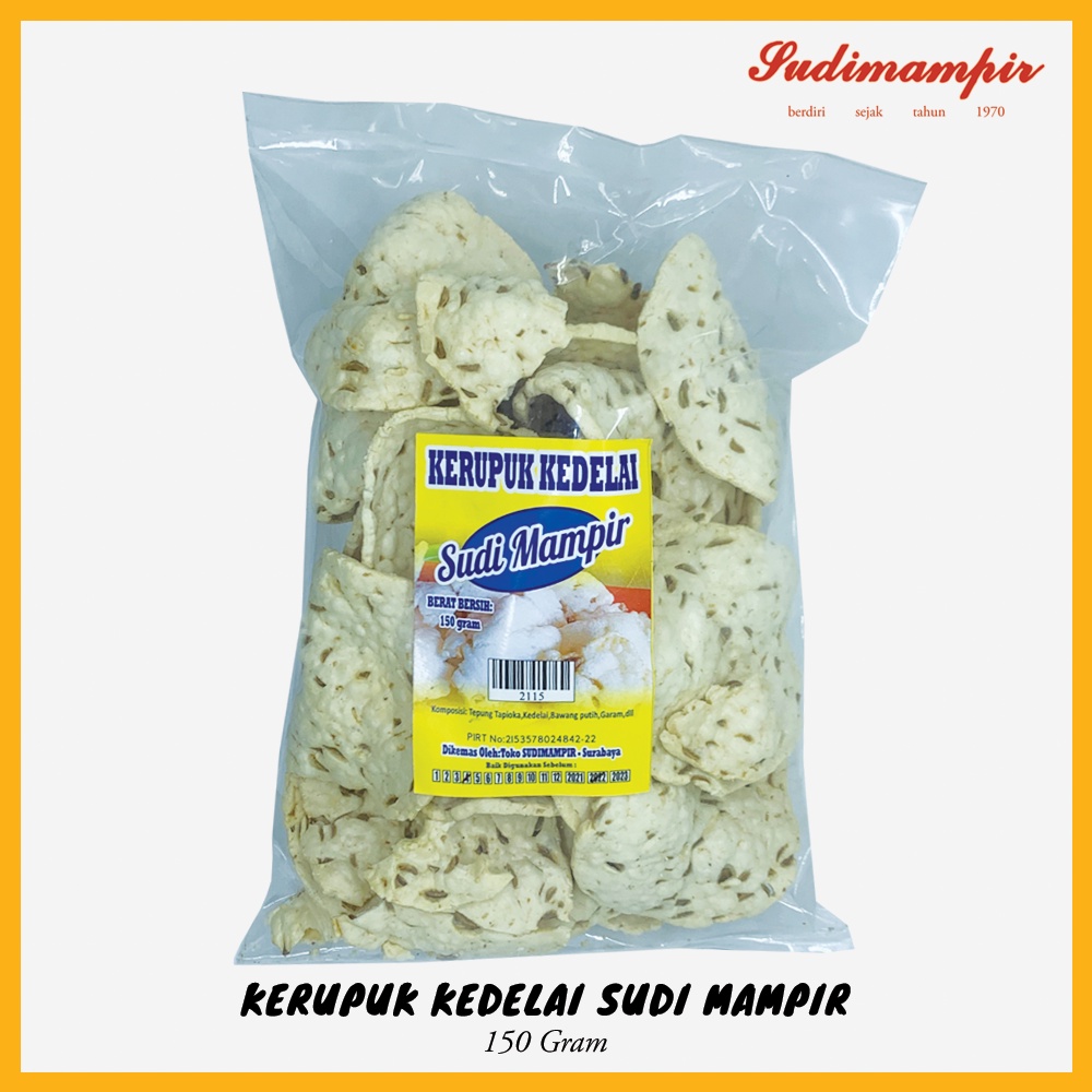 

Keripik Kacang Kedelai Kedele Goreng Sudi Mampir (150 gram) - Oleh Oleh / Makanan Ringan Surabaya