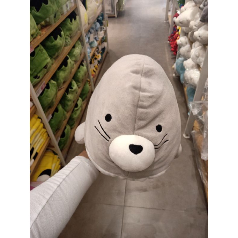 Miniso Seal plush toy boneka anjing laut boneka lucu
