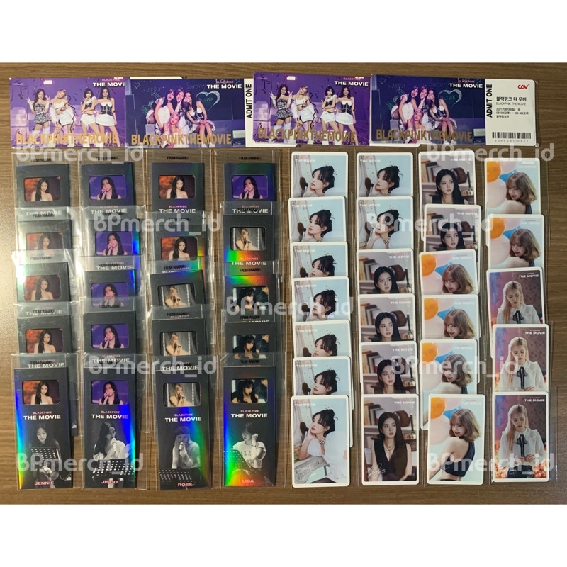 BLACKPINK THE MOVIE CGV KOREA PHOTO FILM MARK TICKET