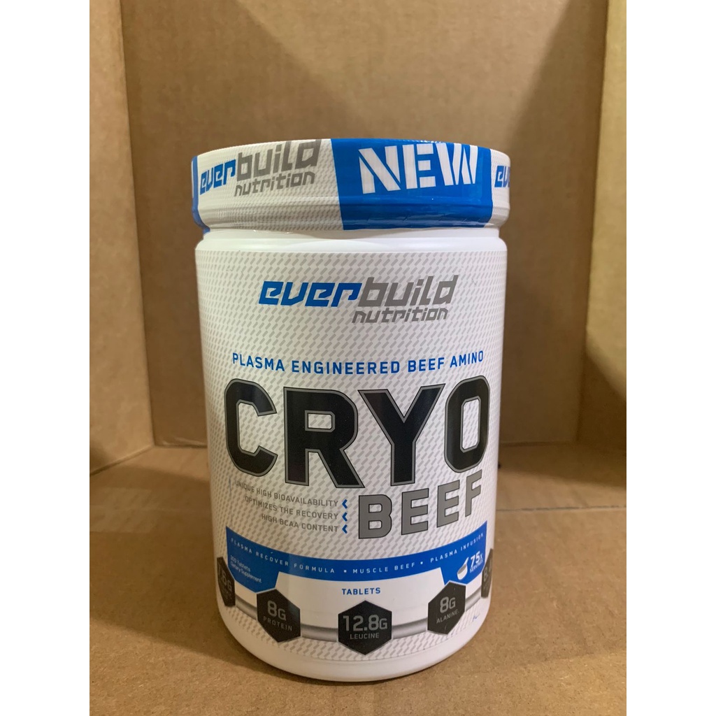 Everbuild CRYO Beef Amino 300 Tabs 75 Serv 8000 mg