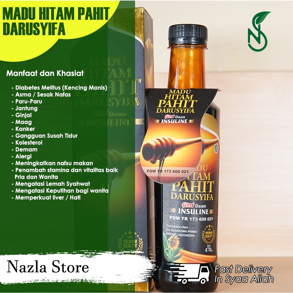 

MADU HITAM PAHIT DARUSYIFA 470GR