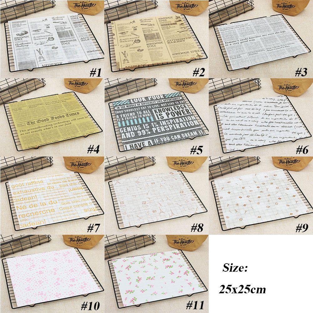 Solighter 50 Pcs Kertas Lilin Tahan Minyak Untuk Baking