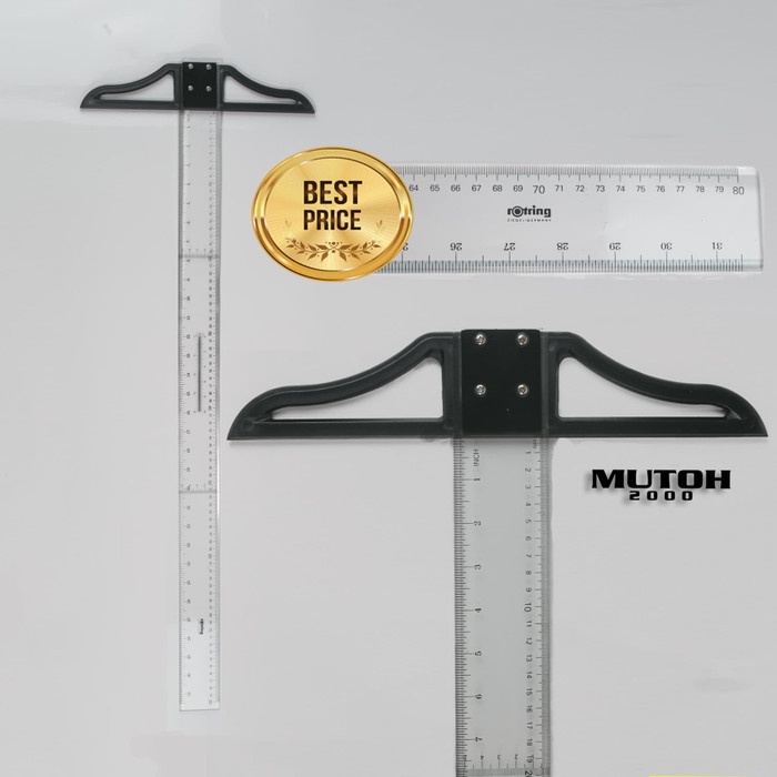 

Penggaris T Ziegel / T Ruller Ziegel / T-Square Ruler promo