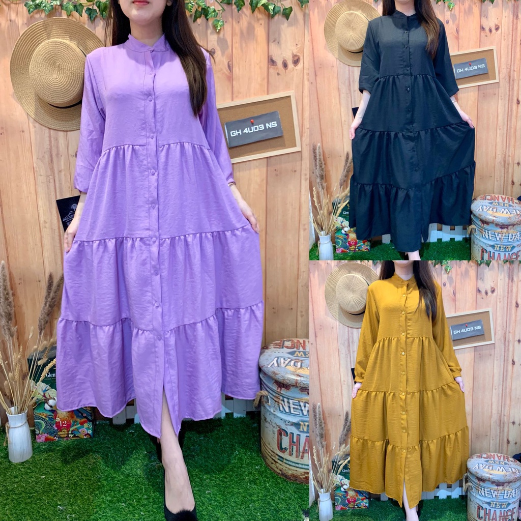 LONG TUNIC DRESS BTS BUSUI BUMIL FRIENDLY 3049-161 POLOS