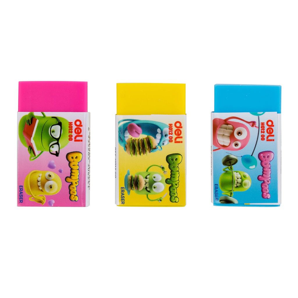 

Deli Penghapus Pensil Bahan Eco PVC Warna Cerah kualitas baik EH01200