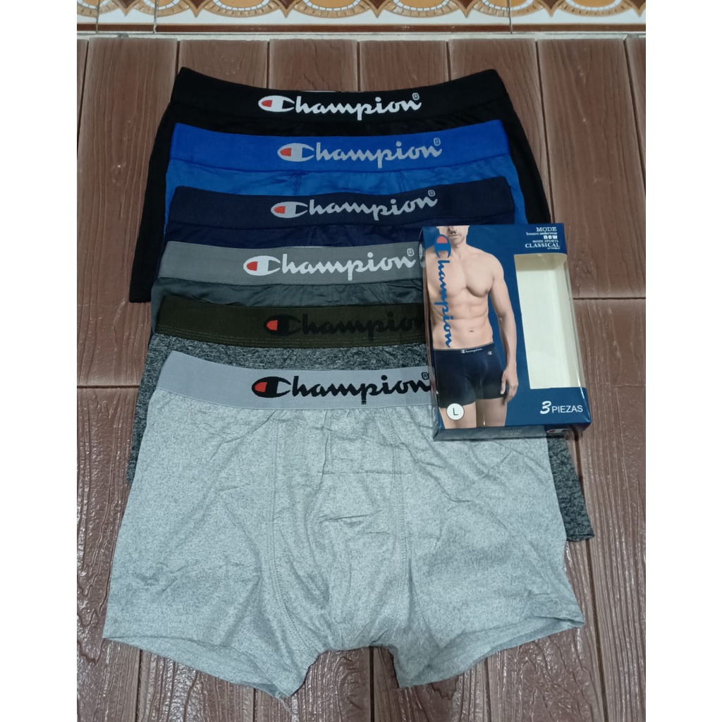 PROMO 3 PCS BOXER CAMPION PRIA / CELANA DALAM BOXER PRIA