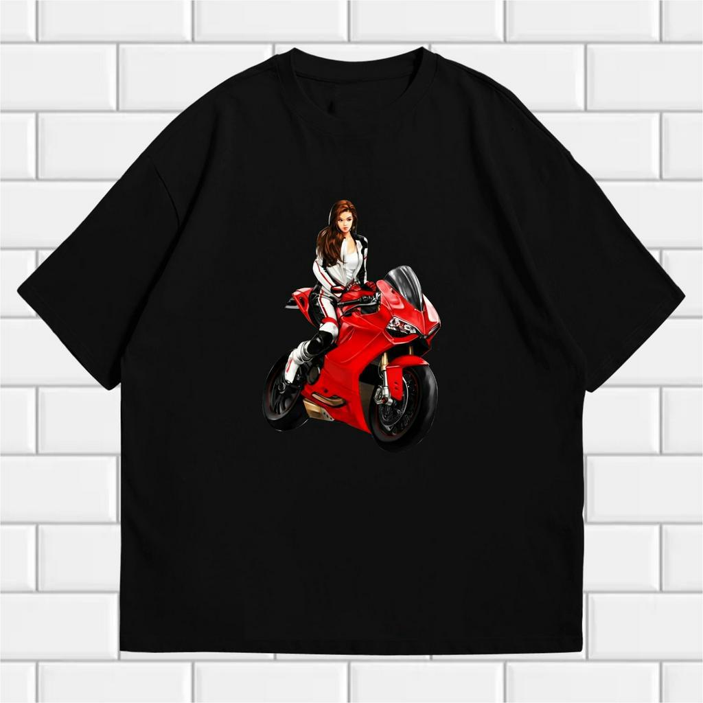 KAOS ATASAN WANITA DTF WOMEN MOGE / CALIFORNIA