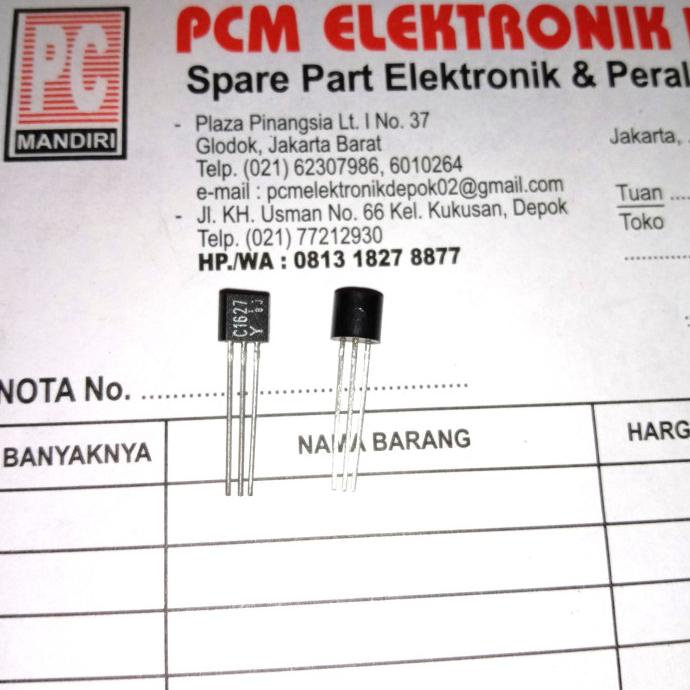 C1627 2Sc1627 2Sc 1627 2 Sc Tr Transistor To92 To-92 Pcmelebik54 Berkualitas