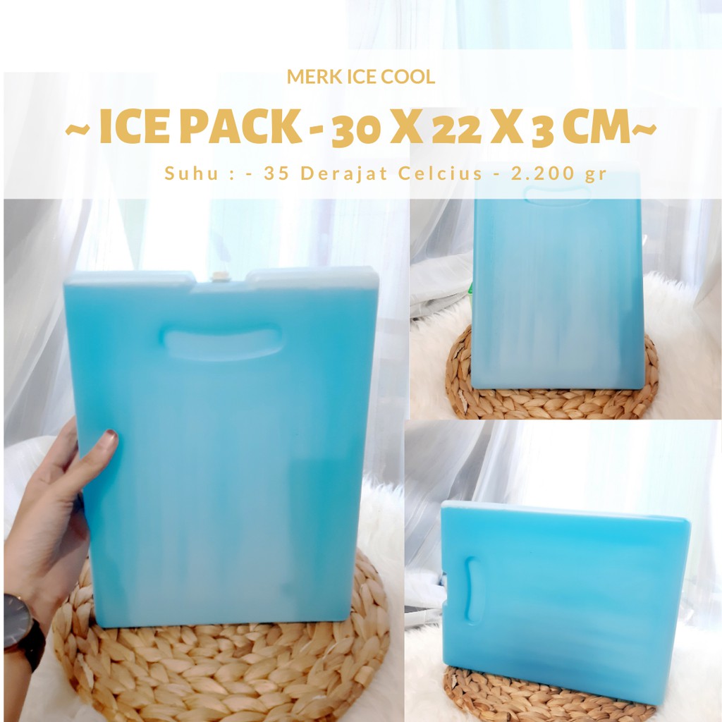 Ice Pack Ukuran Besar - Pendingin Pengganti Es - Ice Pack Supplier -Harga Blue Ice Pack