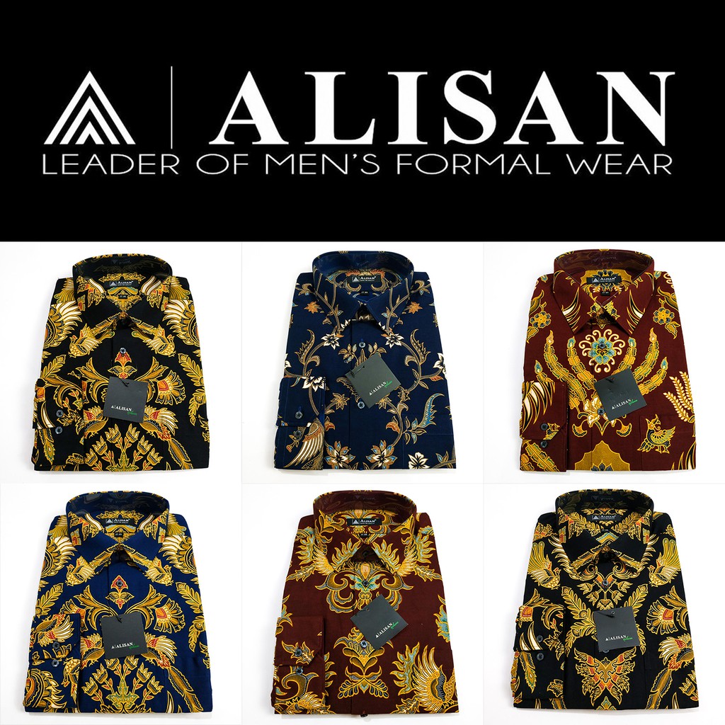 Kemeja ALISAN Batik Regular Lengan Panjang ( Size 17 / XXXL )