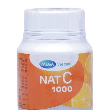 Nat C 1000mg Mega We Care Isi 10 / 30 Tablets Vitamin