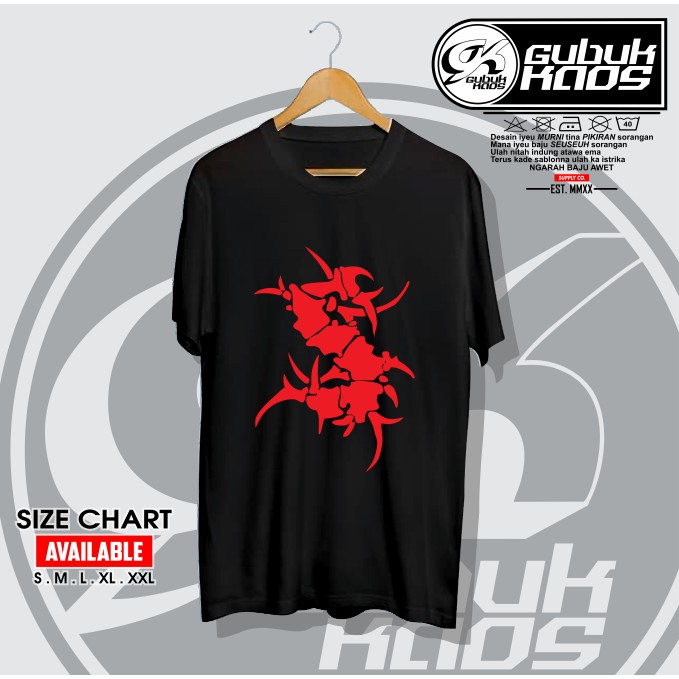 BAJU KAOS LOGO BAND SEPULTURA - GUBUK.KAOS