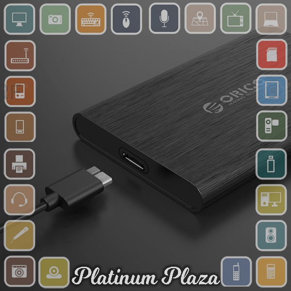 ORICO 2.5 inch USB 3.0 HDD Enclosure - 2189U3 - Black`7ED7T2-
