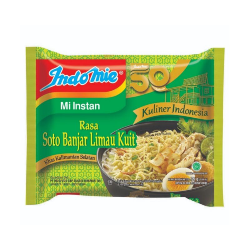 

Indomie Mi Instan Soto Banjar Limau Kuit 75 g
