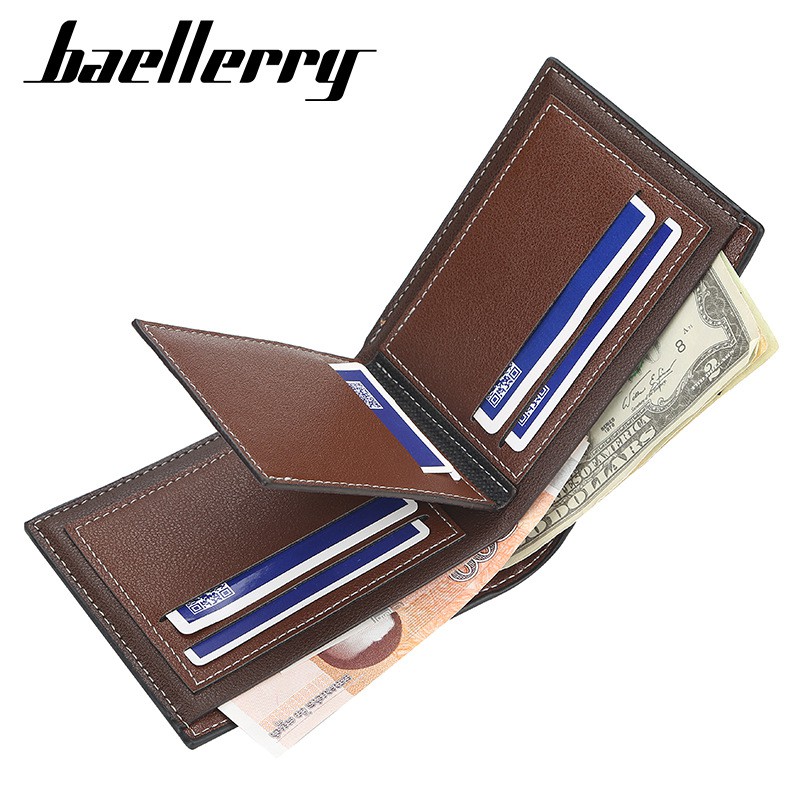 DOMPET LIPAT PRIA BAELLERRY ORIGINAL PREMIUM KULIT NARDO SLOT KARTU BANYAK TIPIS KEREN COWOK IMPORT PENDEK MURAH BATAM BRANDED