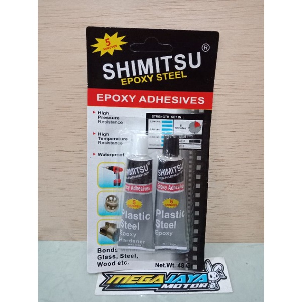 

SHIMITSU LEM 5 MENIT / LEM BESI EPOXY 48 GRAM