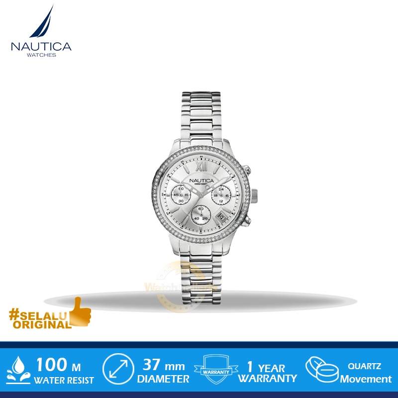 Jam Tangan Wanita Nautica A18698M Original