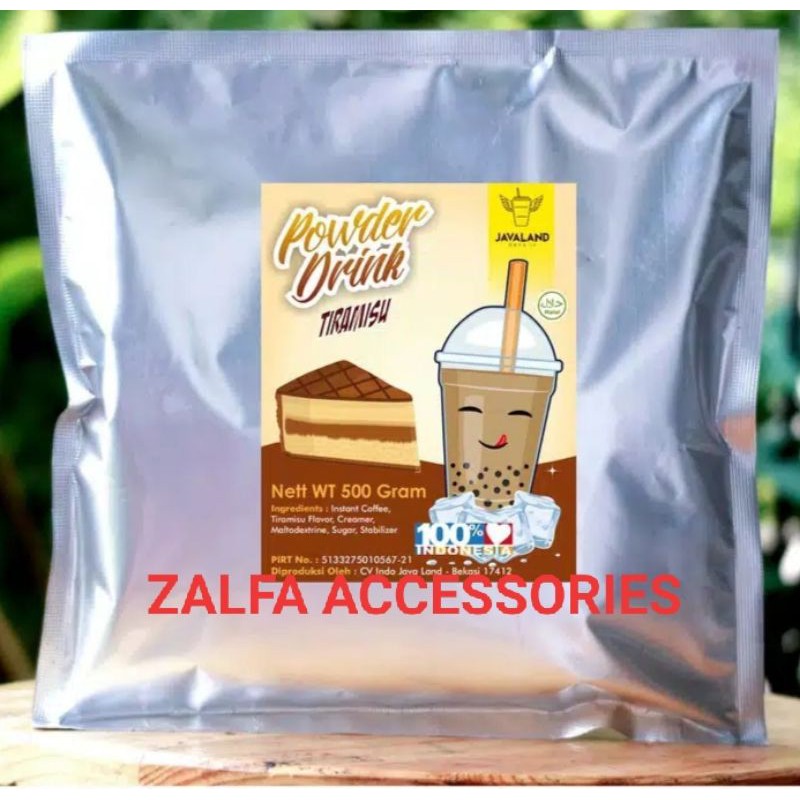 

BUBUK MINUMAN 1Kg RASA TIRAMISU JAVALAND