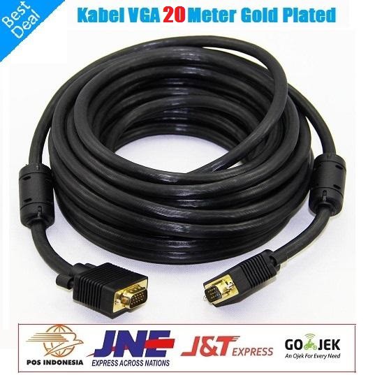 KABEL VGA 20 M GOLD PLATE High Speed High Quality