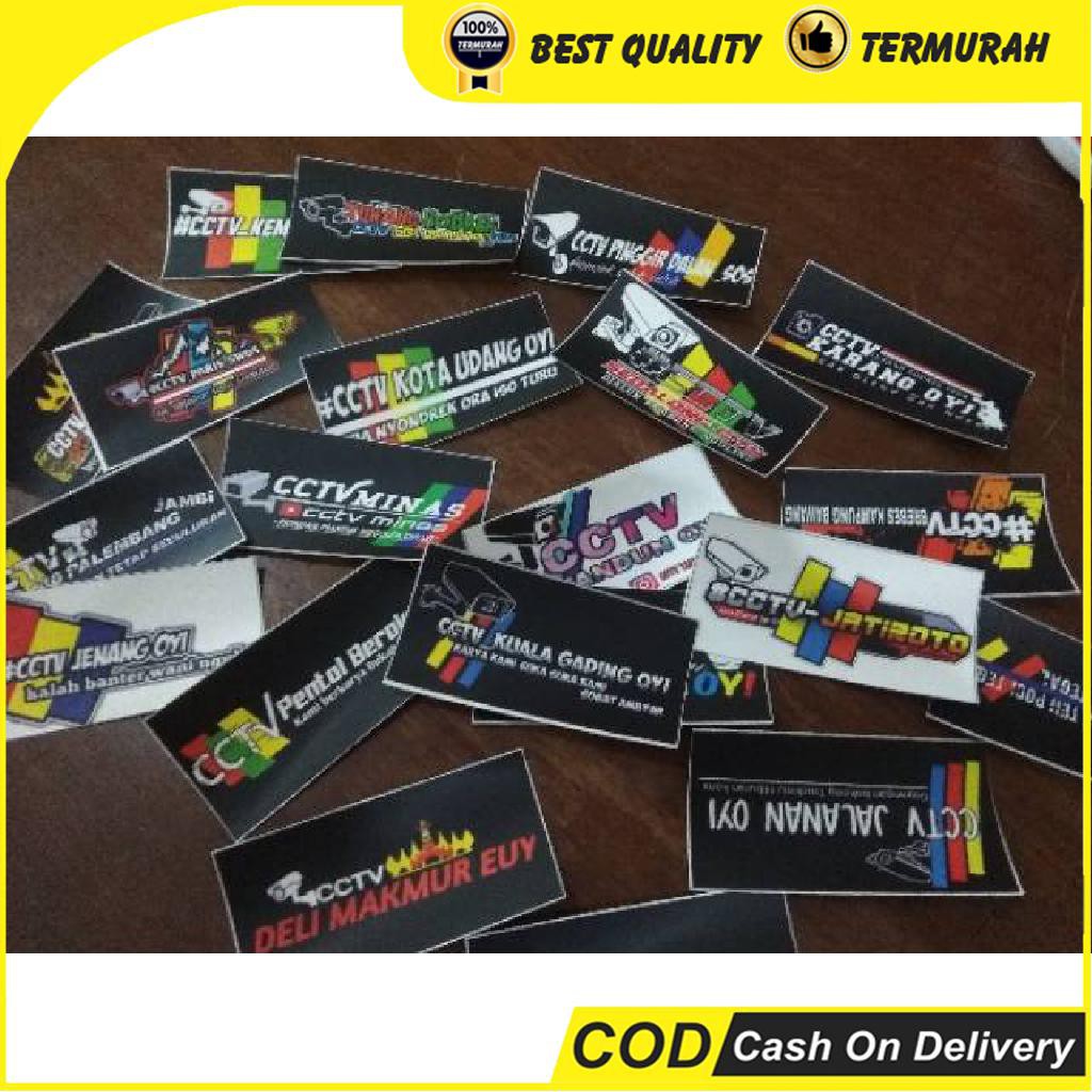 99 - Stiker CCTV Truk Mania Stiker CCTV Truk COD