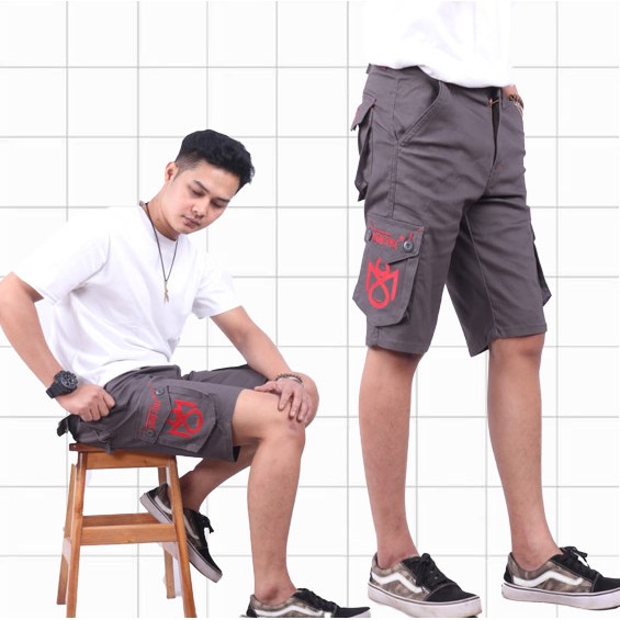 Celana cargo pendek PDL celana pendek pria/ celana pendek cargo/ celana pdl gunung