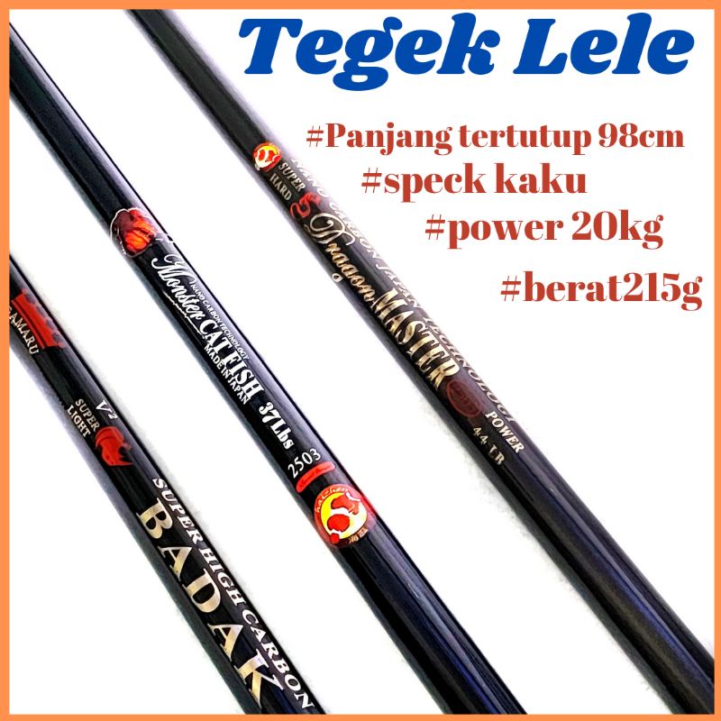 tegek gamaru badak /monster catfish/dragon master250cm