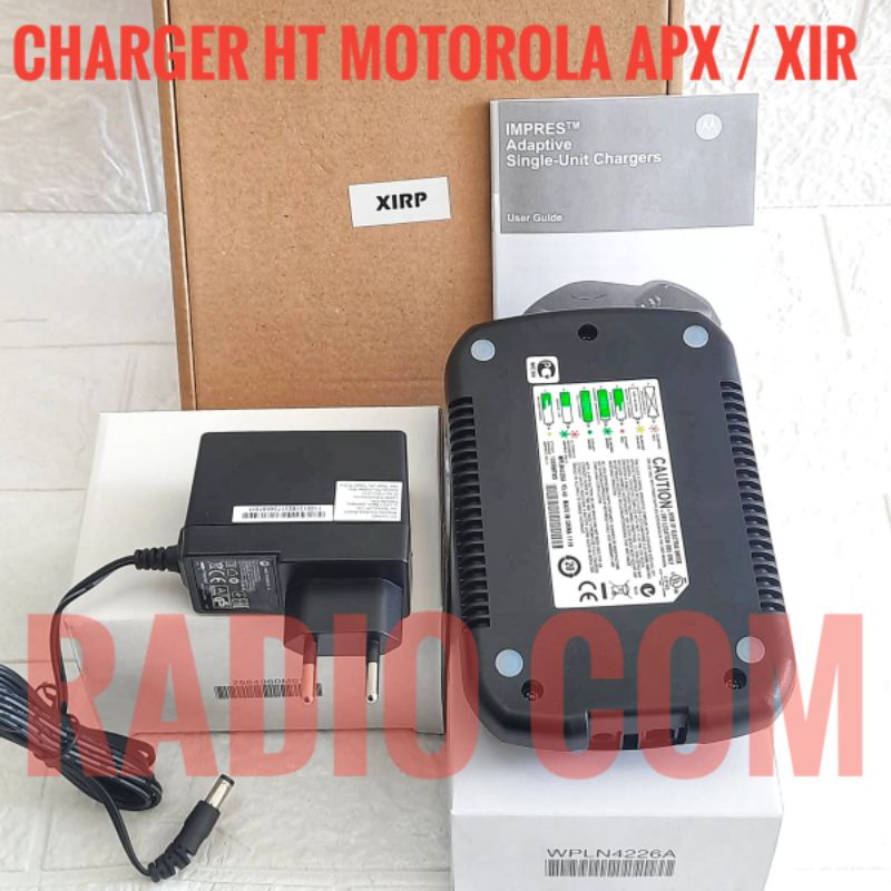 CHARGER HT APX1000 XIR P6620i XIR P6600 XIP P8668i ATS2500i / DESKTOP CHARGER HT MOTOROLA APX1000 XIR P6620i P6600 P9268 P8668 P8600 IMPRES