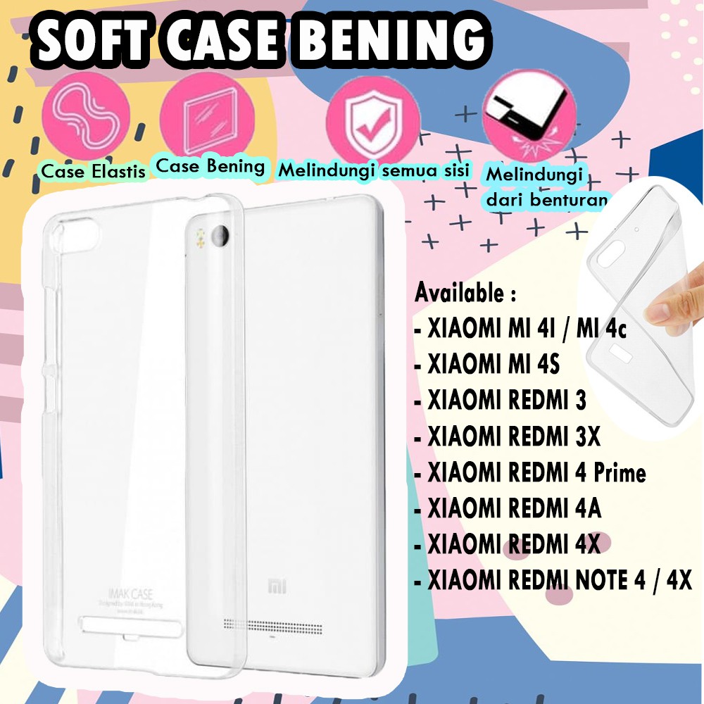 Ultrathin Case Casing XIAOMI Mi 4i MI 4C Redmi Note 2 Redmi 3 Pro 3X Redmi 3S 4A REDMI NOTE 4X 4