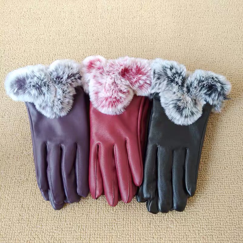 Sarung tangan bulu musim dingin dewasa touch screen gloves winter
