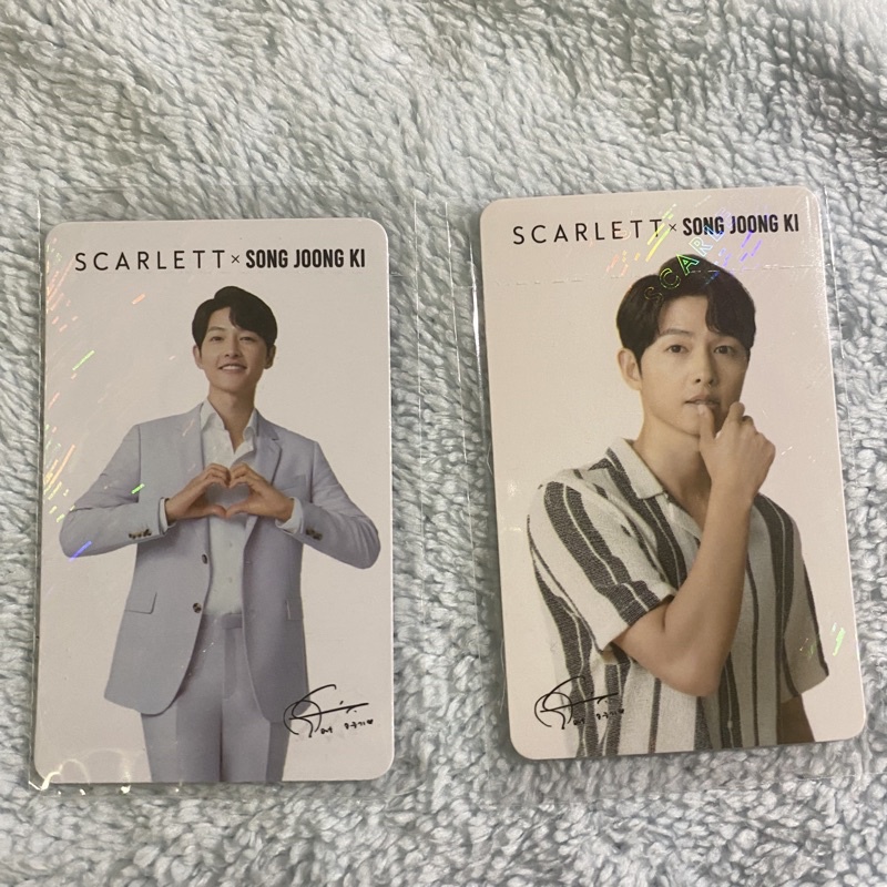 Song JoongKi Photocard Official Scarlett