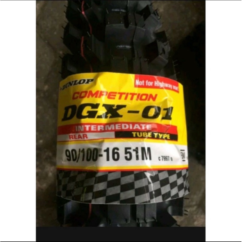 Ban Luar Cross Dunlop DGX 90-100 16 adventure DGX 01 Trial 90 100 x 16 KLX CRF KTM
