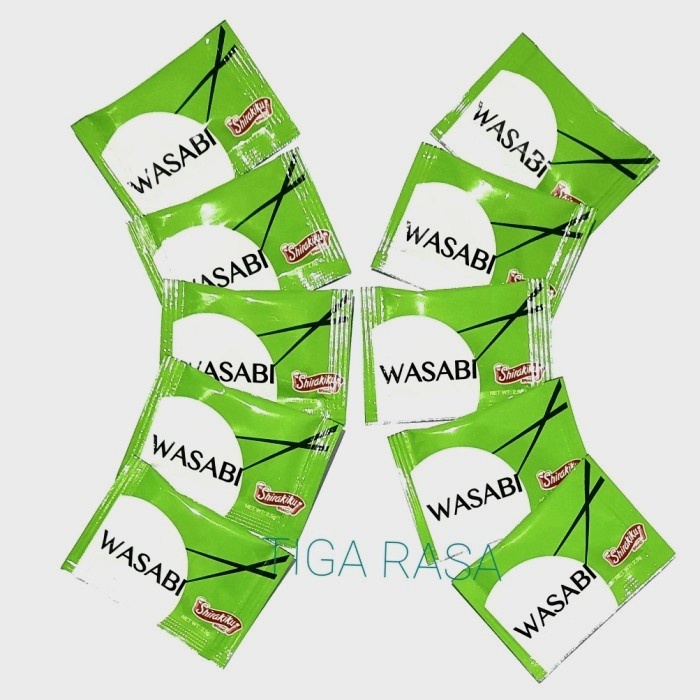 

sambal-aneka- wasabi paste 50sachet mini wasabi 2,5g -aneka-sambal.