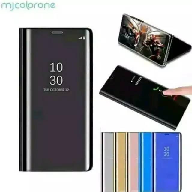 Flip mirror vivo V19 V17 . S1 / V17 neo . S1 pro . Z1 pro . V15 . V15 pro autolock wallet flipcase cover