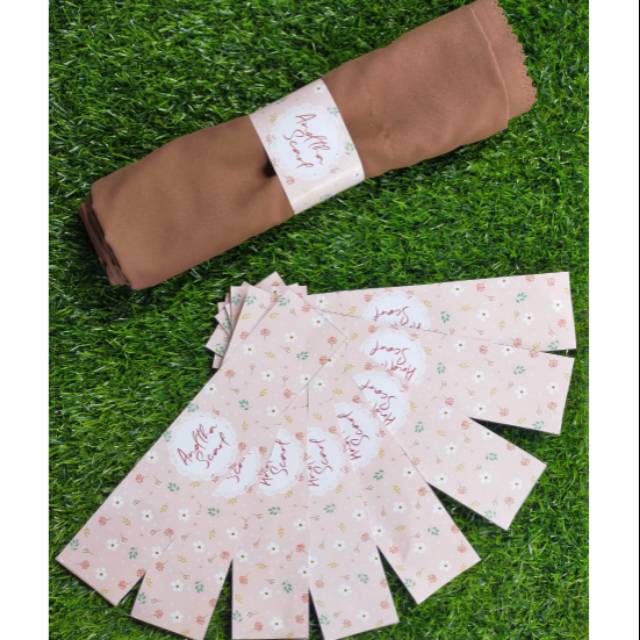 

Label Roll Hijab Custom ( 23x5cm)