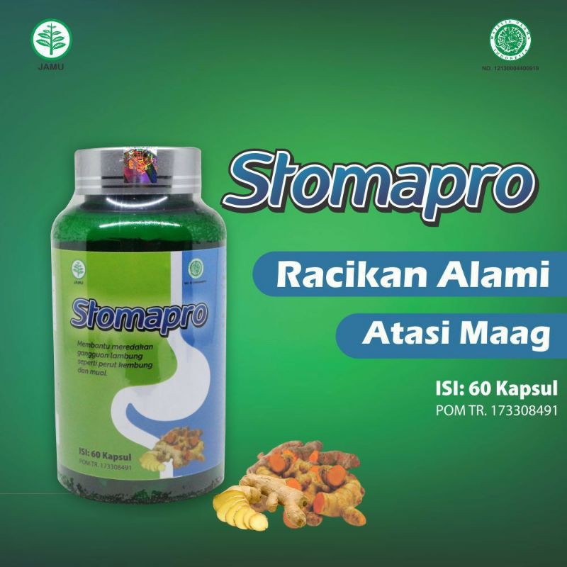 Herbal stomapro Naturafit Asli, Obat Lambung, Gerd, Nyeri Ulu Hati, Maag