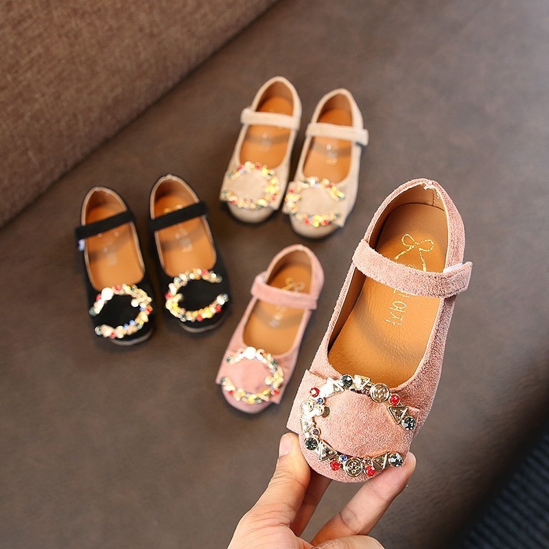  Bayar Di Tempat Sepatu  Flat  dengan Bahan Kulit PU dan 