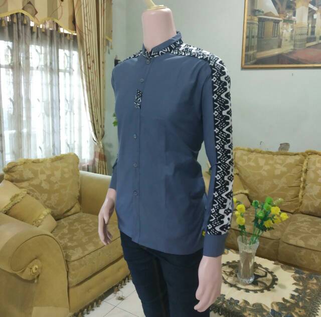 Baju Koko Pria Gus Azmi Syubbanul Muslimin Kombinasi Hadroh Azzahir  KEMEJA KOKO PRIA