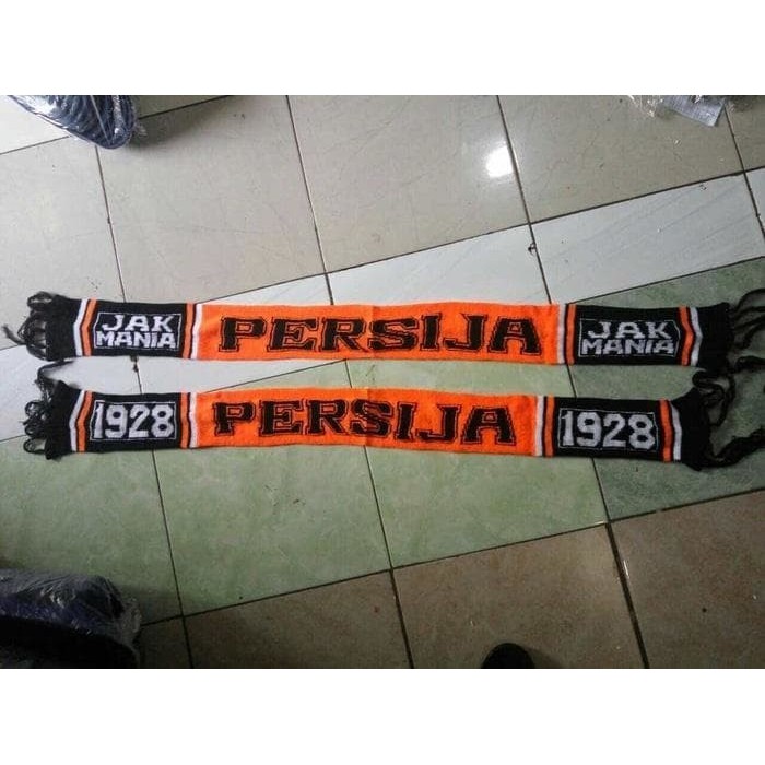 Syal Scraf Rajut Persija 1928 Jakmania Jakarta Grade Ori jersey HS-1295