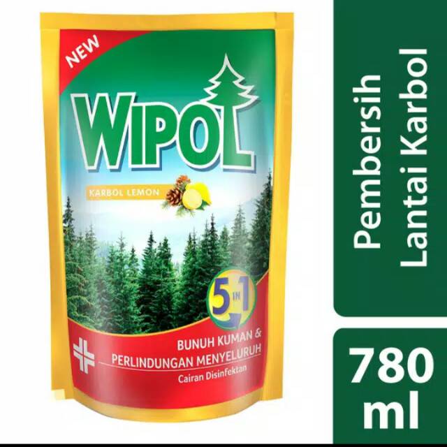 WIPOL KARBOL LEMON 780 ML