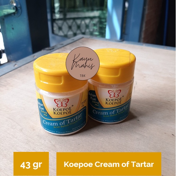 

Cream of Tartar 43gr Krim Bubuk Pelapis Kue Koepoe Koepoe