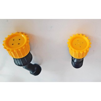 Spuyer Nozzle Sprayer Yoto Lubang 4 bengkok plastik