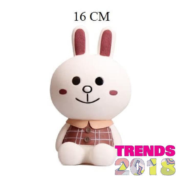 Promo Tempat penyimpanan koin coin box lucu karakter line cony rabbit Murmer