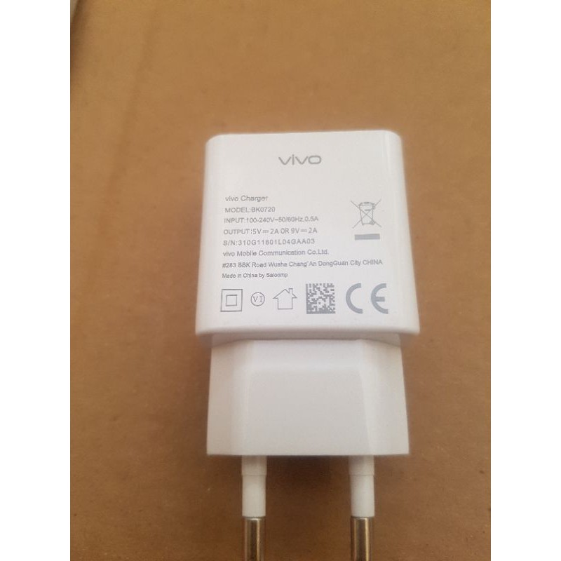 Charger Vivo 2A 9V Micro USB Fast Charging ORIGINAL 100%